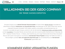 Tablet Screenshot of igedo.com